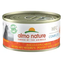 Almo Nature HFC Complete 6 x 70 g - Pollo con zanahoria