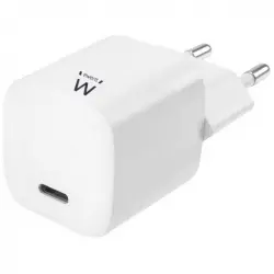 Ewent EW1322 Cargador de Pared USB-C PD 33W