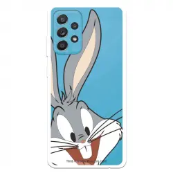 Funda Oficial de Warner Bros Bugs Bunny Silueta Transparente Looney Tunes para Samsung Galaxy A52 5G
