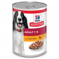 Hill's Adult Science Plan latas para perros - 12 x 370 g - Pollo, pavo y vacuno