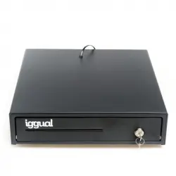 Iggual IRON-15 Cajón Portamonedas 37cm 4+8 Negro