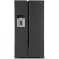 Infiniton SBS-A182IH Frigorífico Americano Side By Side No Frost F Acero Inoxidable Negro