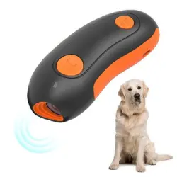 MCBOSON Entrenador repelente ultrasónico portátil para perros - Una pieza