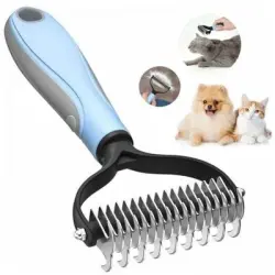 Pawffee Peine profesional para perros/gatos: pelo largo y enredado - 1 pieza