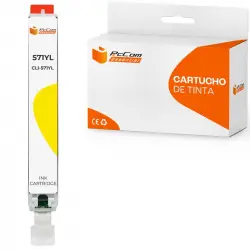 Pccom Essential Canon Cli571xl Cartucho Tinta Compatible Amarillo