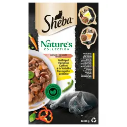 Sheba Nature's Collection 32 x 85 g en salsa para gatos - Surtido de aves