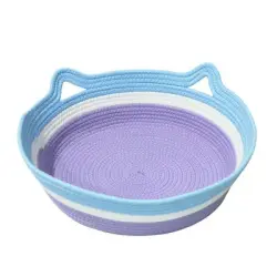 UAMLY Cesta de mimbre lavable para gatos - 1 pieza