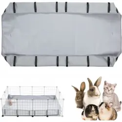 ZooVenture Alfombrilla para jaulas de cobayas - Gris