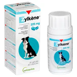 Zylkene relajante natural para perros y gatos - 30 cápsulas 225 mg - Perros de 10 a 30 kg: