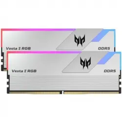Acer Predator Vesta II RGB DDR5 6800MHz 32GB 2x16GB CL32 AMD EXPO e Intel XMP Plata