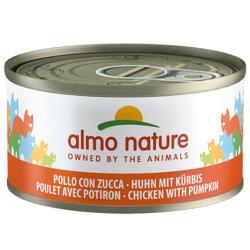 Almo Nature con carne 6 x 70 g - Pollo y calabaza