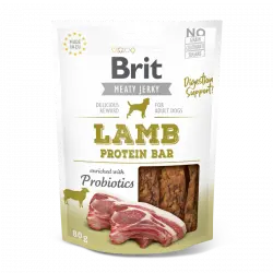 Brit jerky snackprotein bar cordero premios para perro, Peso 80 gr