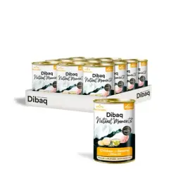 Dibaq Natural Moments Lata Pollo con Plátano para perro - 380 g