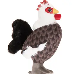 Fofos Peluche gallo con sonido para perros - 27 cm x 8 cm x 9 cm