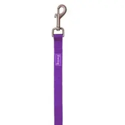 Freedog Tirador nylon basico de colro Lila para su mascota 2 cm