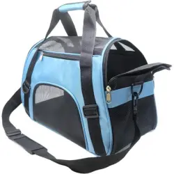 HausPets Bolsa transportadora gatos/perros 42x30 cm, aprobada viajes avión - Artículo 1