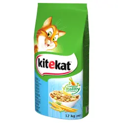 Kitekat Adulto 24 kg pienso para gatos en oferta: 20 + 4 kg ¡gratis! - Pescado y verduras