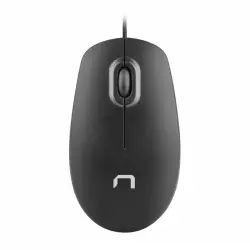 Natec Hawk Ratón Láser 1000 DPI Negro