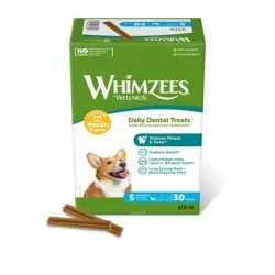 Whimzees by Wellness Monthly Stix Box - tamaño S: para perros pequeños (450 g, 30 unidades)