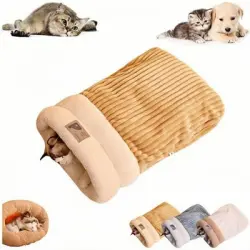 ZooVenture Cama/jaula de felpa con calefacción para gatos - METRO