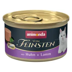Animonda Vom Feinsten Adulto comida húmeda para gatos 12 x 85 g - Pollo + Cordero