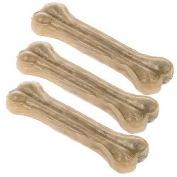 Barkoo huesos prensados de piel de vacuno para perros - 3 x 21 cm