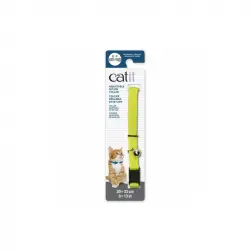 Catit Collar Breakaway Reflectante Amarillo para gatos, Tamaño 20 - 33 cms
