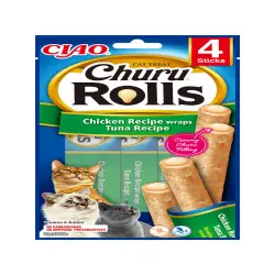 Churu Sticks Rolls de Pollo para perros – Multipack 8
