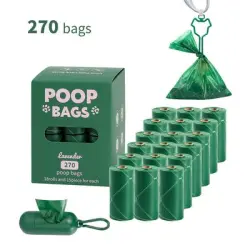 IntiMeg Bolsas biodegradables para excrementos de perro con - 270 unidades