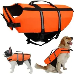 IntiMeg Chaleco salvavidas para perros - Alta flotabilidad - L