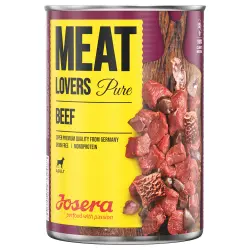 Josera Meatlovers Pure 6 x 400 g comida húmeda para perros - Vacuno