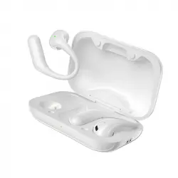 Klack Air6 Auriculares Bluetooth TWS Inalámbricos e Impermeables con Sonido Hi-fi Blancos