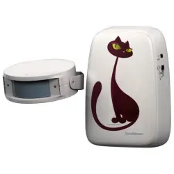 Timbre con sensor para gatos color Blanco