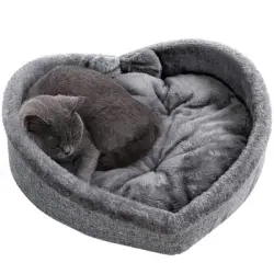 UAMLY Casa para gatos con forma de corazón - 1 pieza