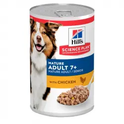 12x370gr Pack de latas Hills Science Plan para perros mayores de pollo