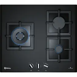 Balay 3ETG663HN Placa de Gas 3 Zonas Negro
