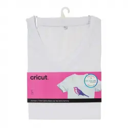 Cricut Infusible Ink Camiseta Blanca de Mujer Talla L