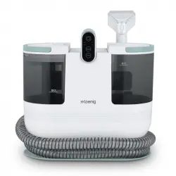 H.Koenig TWT88 Limpiador Textil con Agua Caliente 60ºC con Doble Depósito 1600ml/950ml 1200W