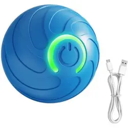 HausPets Bola rodante interactiva – Automática con luz – USB - LED recargable