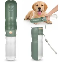HausPets Botella agua plegable perros 520 ml, libre BPA, apta todo tipo - 520 ml