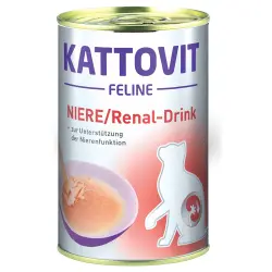 Kattovit Renal bebida para gatos - 12 x 135 ml con pollo