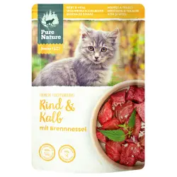 Pure Nature Junior Cat Ternera y Vacuno - 12 x 85 g