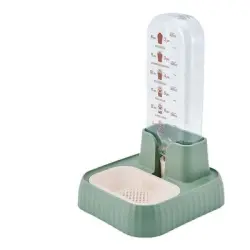 UAMLY Dispensador de agua para mascotas con filtro - Verde