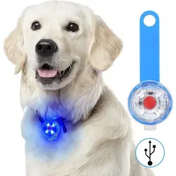 UAMLY Luz de advertencia de seguridad para perros - azul