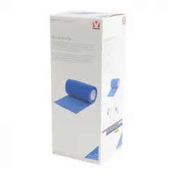 Vendaje Vet-flex Flexible Para Animales 10 M X 4,5 Cm - Caja 10 Rollos - Color Azul