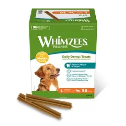 Whimzees by Wellness Monthly Stix Box - tamaño L: para perros grandes: (1800 g, 30 unidades)