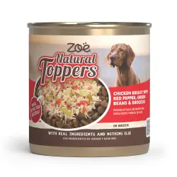 Zoë Natural Toppers 170 g Pollo con pimiento rojo - 170 g