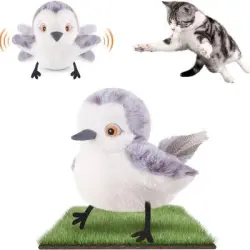 ZooVenture  gatos forma pájaro que aletea - Sensor movimiento - Pequeño correlimos jade