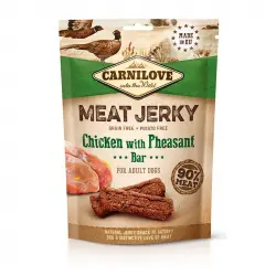 12x100g Carnilove Dog Adulto Jerky en barritas sabor Pollo Faisan