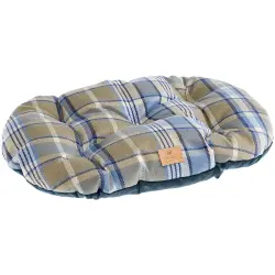 Cojín Ferplast Scott color azul para perros - 65 x 42 x 9 cm (L x An x Al)